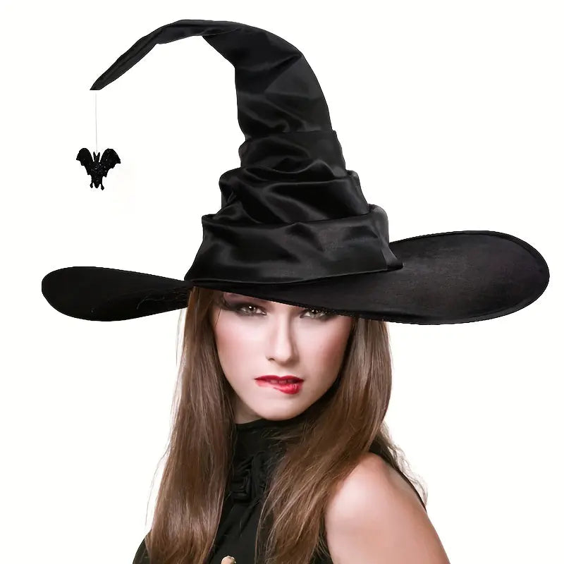 Halloween Enchanted Witch Hat - Bat Design